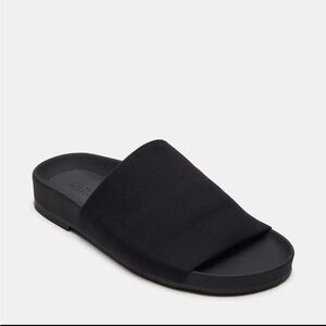 Steve Madden Sansa Black Flatform Slide Sandals Size 9